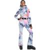 GSOU SNOW Ski Suit Women Snowsuit Slim One Piece Jumpsuit Snow Jackets Waterproof Winter Windproof Outdoor Sports Warm(Multicolor)