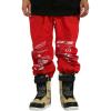 GSOU SNOW Womens Ski Pants Mens Snowboard Pants Waterproof Snow Pants for Winter Outdoor Sport Warm(Red)