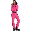 GSOU SNOW Womens Ski Suit One Piece Snowsuit Snowboard Slim Insulated Jumpsuit Jacket Waterproof Windproof for Outdoor Sports(Rose Red 1)
