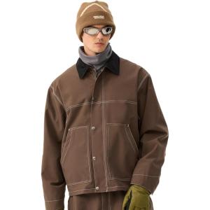 GSOU SNOW Snowboard Jacket Men Ski Jackets Women Snow Jacket Snowboarding Coat Mountain Hooded Waterproof Windproof(Deep Coffe)