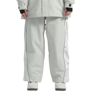 GSOU SNOW Womens Ski Pants Mens Snowboard Pants Waterproof Snow Pants for Winter Outdoor Sport Warm(Beige-4)