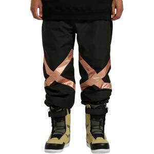 GSOU SNOW Womens Ski Pants Mens Snowboard Pants Waterproof Snow Pants for Winter Outdoor Sport Warm(Black-1)