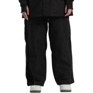 GSOU SNOW Womens Ski Pants Mens Snowboard Pants Waterproof Snow Pants for Winter Outdoor Sport Warm(Black-14)