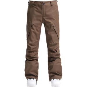 GSOU SNOW Womens Ski Pants Mens Snowboard Pants Waterproof Snow Pants for Winter Outdoor Sport Warm(Coffee-5)