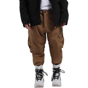 GSOU SNOW Womens Ski Pants Mens Snowboard Pants Waterproof Snow Pants for Winter Outdoor Sport Warm(Coffee-6)