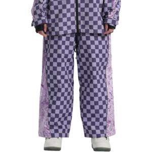 GSOU SNOW Womens Ski Pants Mens Snowboard Pants Waterproof Snow Pants for Winter Outdoor Sport Warm(Purple-1)