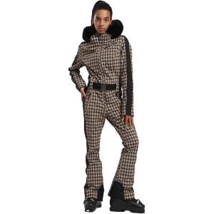 GSOU SNOW Womens Ski Suit One Piece Snowsuit Snowboard Slim Insulated Jumpsuit Jacket Waterproof Windproof for Outdoor Sports(Khaki)