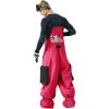 GSOU SNOW Baggy Snowboard Bibs Women Men Ski Pants Loose Fit Overalls Insulated Winter Outdoor Sports Wear(Rose 1)