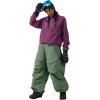 GSOU SNOW Men Snow Pants Baggy Snowboard Pants Women Ski Pants Sport Insulated Loose Waterproof Windproof Winter Hiking Warm(Army Green)