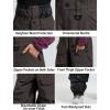 GSOU SNOW Men Snow Pants Baggy Snowboard Pants Women Ski Pants Sport Insulated Loose Waterproof Windproof Winter Hiking Warm(Deep Coffee)