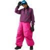 GSOU SNOW Men Snow Pants Baggy Snowboard Pants Women Ski Pants Sport Insulated Loose Waterproof Windproof Winter Hiking Warm(Rose Red)