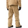 GSOU SNOW Mens Baggy Snowboard Pants Women Ski Pant Loose Fit Snow Pants Insulated Windproof Waterproof Hiking Winter Outdoor(Khaki)