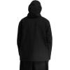 GSOU SNOW Men’s Ski Jacket Waterproof Snowboard Jackets Windproof Baggy Snowboarding Coat Winter Outdoor Sports Snow Hooded(Black)