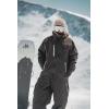 GSOU SNOW Men’s Ski Jacket Waterproof Snowboard Jackets Windproof Baggy Snowboarding Coat Winter Outdoor Sports Snow Hooded(Dark Brown)