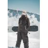GSOU SNOW Men’s Ski Jacket Waterproof Snowboard Jackets Windproof Baggy Snowboarding Coat Winter Outdoor Sports Snow Hooded(Dark Brown)