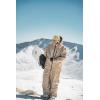 GSOU SNOW Men’s Ski Jacket Waterproof Snowboard Jackets Windproof Baggy Snowboarding Coat Winter Outdoor Sports Snow Hooded(Khaki)