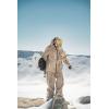 GSOU SNOW Men’s Ski Jacket Waterproof Snowboard Jackets Windproof Baggy Snowboarding Coat Winter Outdoor Sports Snow Hooded(Khaki)