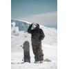 GSOU SNOW Men’s Snowboarding Jacket Loose Ski Snow Coat Waterproof Insulated Unisex Winter Jacket(Black)