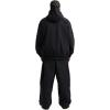 GSOU SNOW Ski Suit Men Baggy Ski Jacket and Pants Set Snow Suit Washed Effect Waterproof Insulated Windproof for Snow Sport(Black)