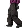 GSOU SNOW Men Snow Pants Baggy Snowboard Pants Women Ski Pants Sport Insulated Loose Waterproof Windproof Winter Hiking Warm(Deep Coffee)