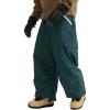 GSOU SNOW Men Super Baggy Ski Pants Loose Snowboard Pants Women Snow Sport Insulated Waterproof Windproof Outdoor Sport(Green)