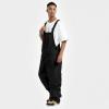 GSOU SNOW Snowboard Bibs Mens Ski Bibs Overalls Snow Pants Womens Waterproof Insulated Sport(Black 1)