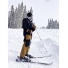 GSOU SNOW Snowboard Bibs Mens Ski Bibs Overalls Snow Pants Womens Waterproof Insulated Sport(Brown)