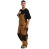 GSOU SNOW Snowboard Bibs Mens Ski Bibs Overalls Snow Pants Womens Waterproof Insulated Sport(Brown)