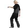 GSOU SNOW Snowboard Bibs Mens Ski Bibs Overalls Snow Pants Womens Waterproof Insulated Sport(Denim Grey)