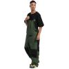 GSOU SNOW Snowboard Bibs Mens Ski Bibs Overalls Snow Pants Womens Waterproof Insulated Sport(Green)