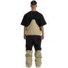 GSOU SNOW Snowboard Bibs Mens Ski Bibs Overalls Snow Pants Womens Waterproof Insulated Sport(Khaki)