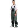 GSOU SNOW Women Men Ski Bibs Snowboard Pants Snow Bibs Overalls Waterproof Windproof Insulated Winter Sport Warm(Army Green)