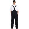 GSOU SNOW Women Men Ski Bibs Snowboard Pants Snow Bibs Overalls Waterproof Windproof Insulated Winter Sport Warm(Black)
