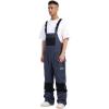 GSOU SNOW Women Men Ski Bibs Snowboard Pants Snow Bibs Overalls Waterproof Windproof Insulated Winter Sport Warm(Grey)