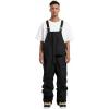 GSOU SNOW Snowboard Bibs Mens Ski Bibs Overalls Snow Pants Womens Waterproof Insulated Sport(Black 1)