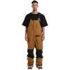 GSOU SNOW Snowboard Bibs Mens Ski Bibs Overalls Snow Pants Womens Waterproof Insulated Sport(Brown)