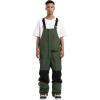 GSOU SNOW Snowboard Bibs Mens Ski Bibs Overalls Snow Pants Womens Waterproof Insulated Sport(Green)