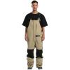 GSOU SNOW Snowboard Bibs Mens Ski Bibs Overalls Snow Pants Womens Waterproof Insulated Sport(Khaki)