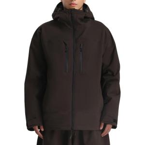 GSOU SNOW Men’s Ski Jacket Snowboard Snow Coat Waterproof Windproof Insulated Winter Hooded Snow Sports Outerwear(Dark Brown)