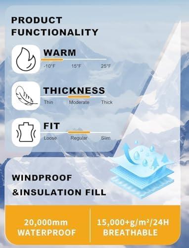 image:imageGSOU SNOW Girls Boys Snow Ski Bibs Kids Snowboard Pants Insulated Waterproof Overall Winter 316YearsBlue Tiedye