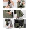GSOU SNOW Girls Boys Snow Ski Bibs Kids Snowboard Pants Insulated Waterproof Overall Winter (3-16Years)(Army Green)