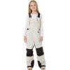GSOU SNOW Girls Boys Snow Ski Bibs Kids Snowboard Pants Insulated Waterproof Overall Winter (3-16Years)(Beige)
