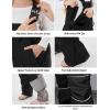 GSOU SNOW Girls Boys Snow Ski Bibs Kids Snowboard Pants Insulated Waterproof Overall Winter (3-16Years)(Black)
