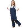GSOU SNOW Girls Boys Snow Ski Bibs Kids Snowboard Pants Insulated Waterproof Overall Winter (3-16Years)(Navy)