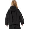 GSOU SNOW Kids Ski Jacket Snowsuit Ski Hooded Suit Boys Girls Winter Coat Outdoor Snowboard Suit Waterproof Windproof(Black)