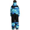 GSOU SNOW Kids Snow Suit One Piece Ski Suit Boys Girls Snowboard Jumpsuits Waterproof Youth Snowsuit Outfit(Blue Multicolor)