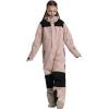GSOU SNOW Kids Snow Suit One Piece Ski Suit Boys Girls Snowboard Jumpsuits Waterproof Youth Snowsuit Outfit(Pink-1)