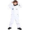 GSOU SNOW Kids Snow Suit One Piece Ski Suit Boys Girls Snowboard Jumpsuits Waterproof Youth Snowsuit Outfit(White1)