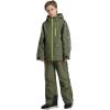 GSOU SNOW Snow Suit for Kids Ski Suit Boys Ski Jacket and Snow Bibs Set Waterproof Insulated Snowsuit Windproof for Kid Youth(Army Green)
