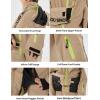 GSOU SNOW Snow Suit for Kids Ski Suit Boys Ski Jacket and Snow Bibs Set Waterproof Insulated Snowsuit Windproof for Kid Youth(Khaki)